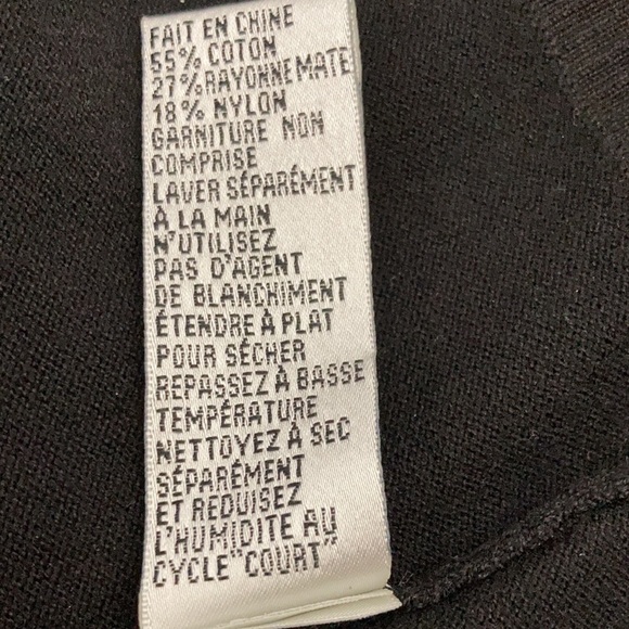 NWT Nygard Elegant Black Sweater Size Petite Large 14/16 - Picture 14 of 14